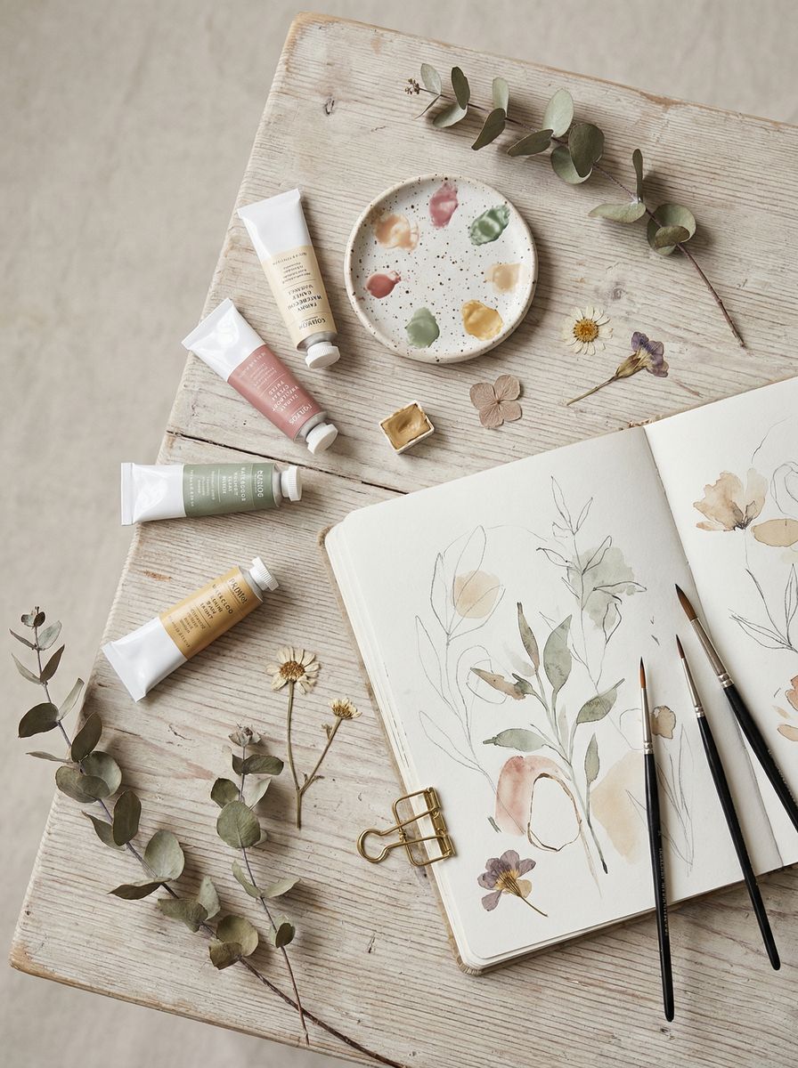 糖心Vlog 水彩手绘入门完整视频教程